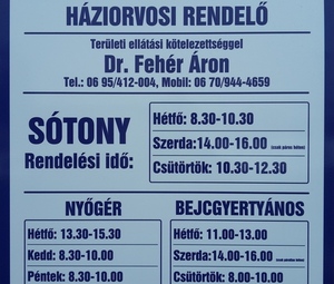 Orvosi rendelés Orvosi rendelés
